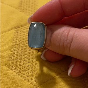 Jamie Joseph Aquamarine ring aprox. Size 6.5